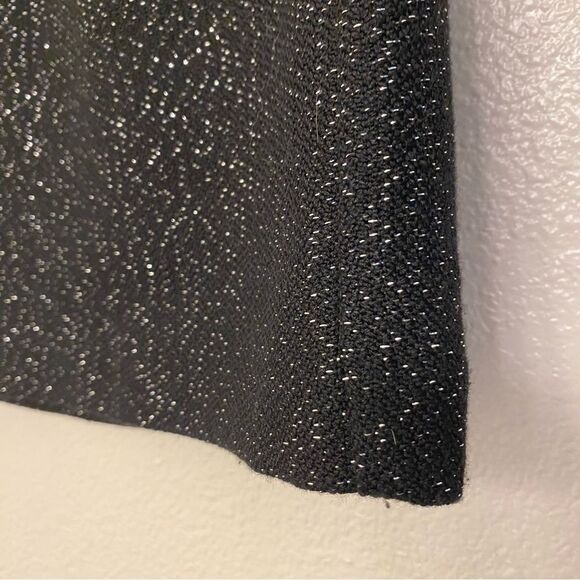 Gap Black Textured tweed lined A-Line Skirt with pockets Career office skirt 0 - Picture 4 of 11